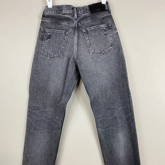 Moussy Vintage Odessa Black High Rise Straight Jeans | Size 26 NWT - Picture 3 of 15